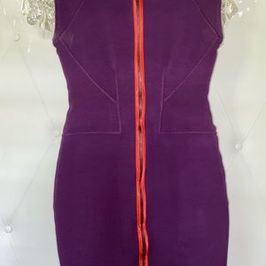 FRENCH CONNECTION PLUM BODYCON DRESS